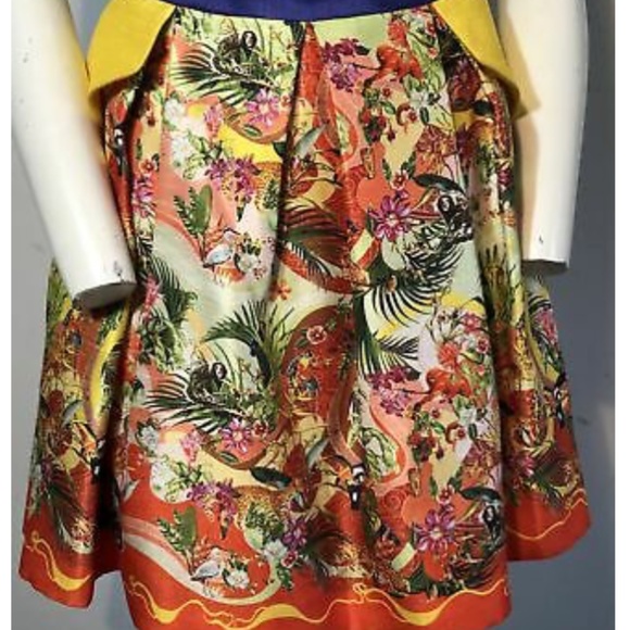 Piccione Piccione mutli color flare skirt - Picture 2 of 4